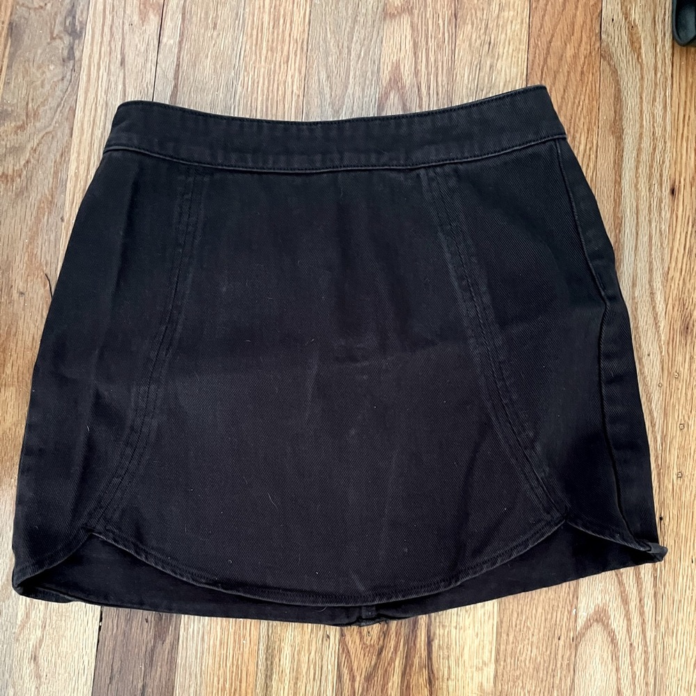 Pacsun Black Denim Skirt